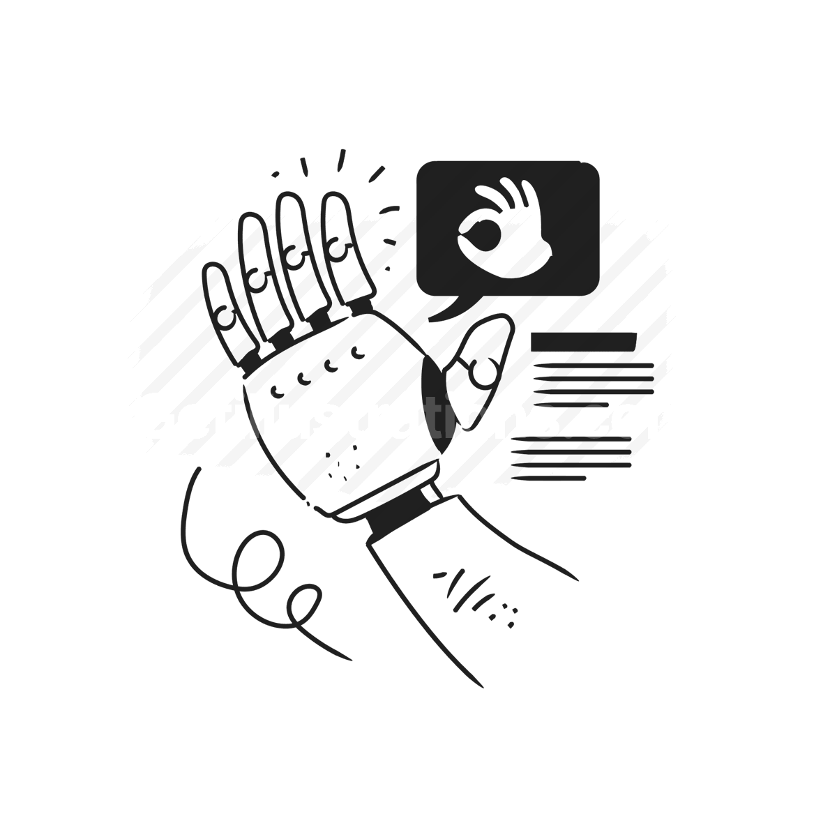 Hand Gestures illustration preview image